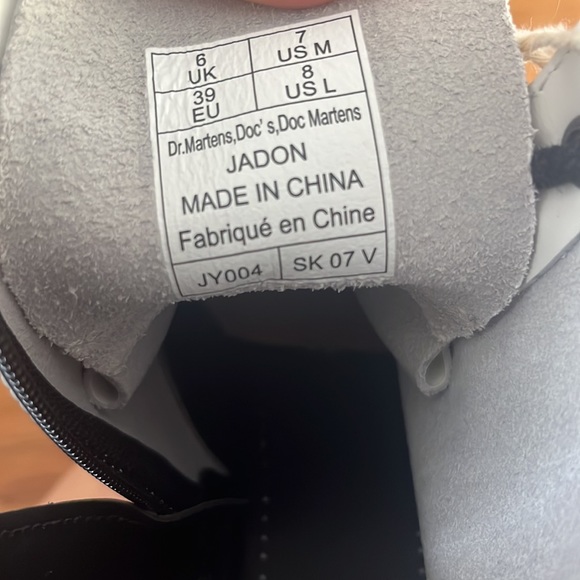 Dr. Martens Jadon Boot - White - Picture 6 of 6